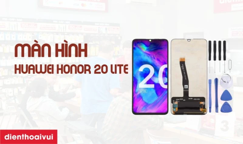 Giới thiệu màn hình điện thoại Huawei Honor 20 Lite?