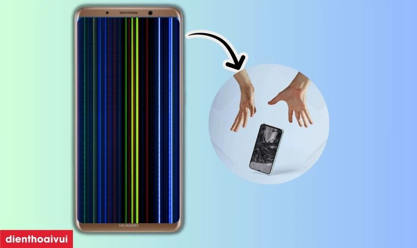 Nguy&ecirc;n nh&acirc;n hư hỏng m&agrave;n h&igrave;nh Huawei Mate 10
