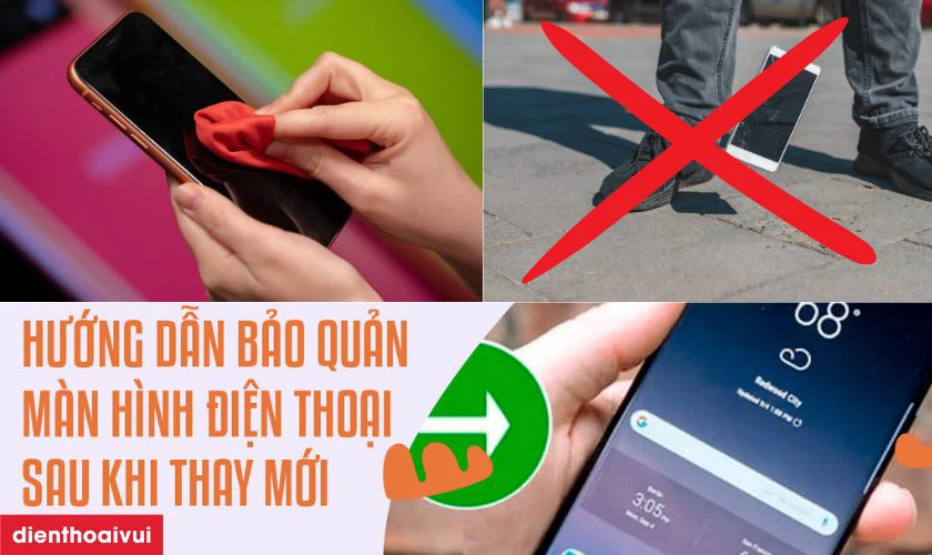 C&aacute;ch bảo quản điện thoại sau khi thay