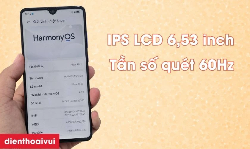 Giới thiệu màn hình Huawei Mate 20