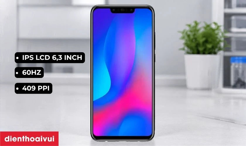 Giới thiệu m&agrave;n h&igrave;nh Huawei Nova 3