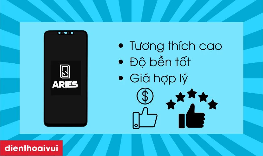 M&agrave;n h&igrave;nh h&atilde;ng Aries thay cho Huawei Nova 3e c&oacute; tốt kh&ocirc;ng?