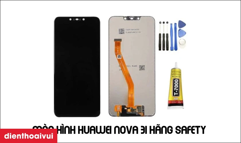 M&agrave;n h&igrave;nh h&atilde;ng Safety được nhiều người chọn thay thế cho Huawei Nova 3i