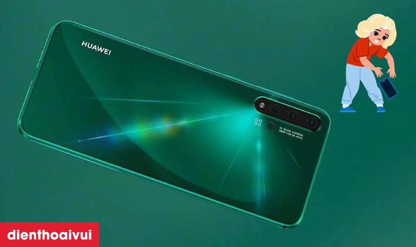M&agrave;n h&igrave;nh Huawei Nova 5 Pro bị hư do đ&acirc;u?