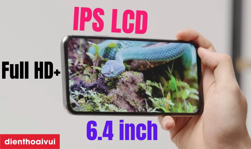 M&agrave;n h&igrave;nh của Huawei Nova 7I c&oacute; k&iacute;ch thước lớn khoảng 6.4 inch