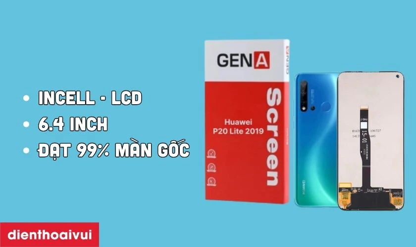 M&agrave;n h&igrave;nh Huawei P20 Lite 2019 ch&iacute;nh h&atilde;ng GENA loại Pro l&agrave; g&igrave;?