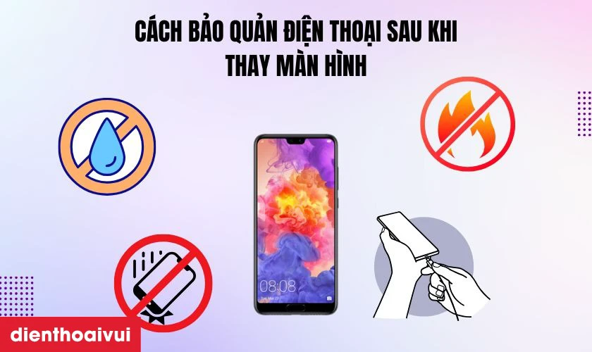 C&aacute;ch bảo quản điện thoại sau khi thay m&agrave;n h&igrave;nh