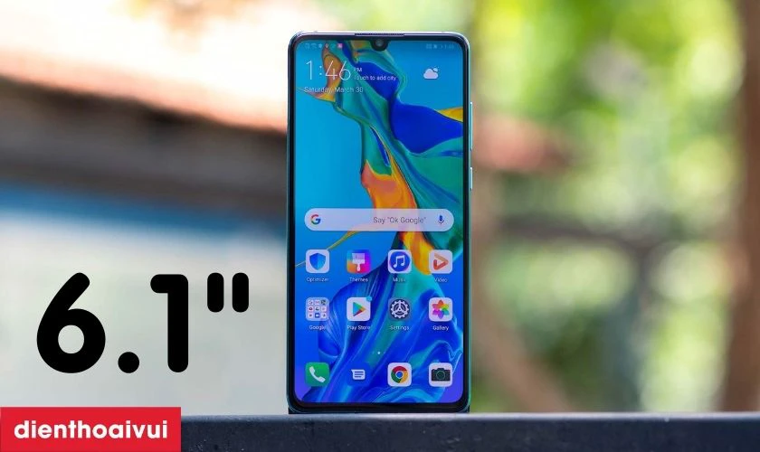 Đánh giá về màn hình điện thoại Huawei P30?