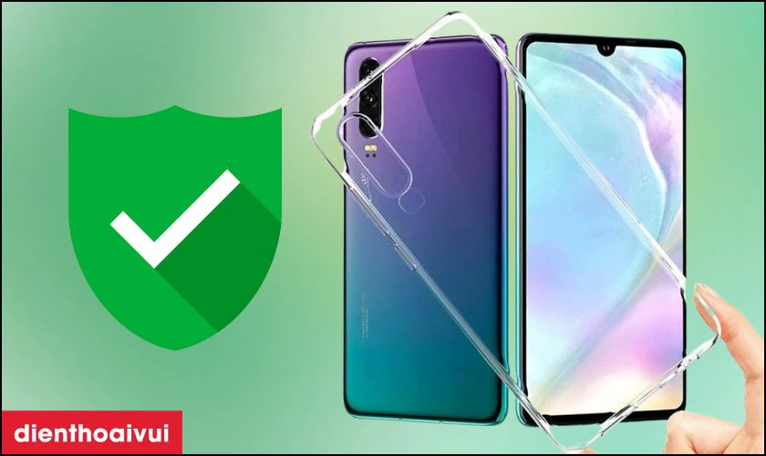 Sử dụng ốp lưng để hạn chế tác động lực lên viền máy
