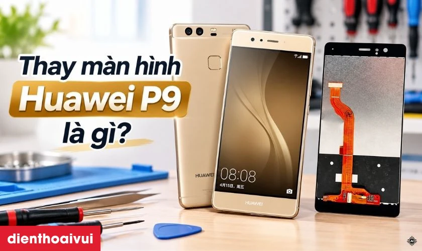 Thay m&agrave;n h&igrave;nh Huawei P9 l&agrave; g&igrave;?