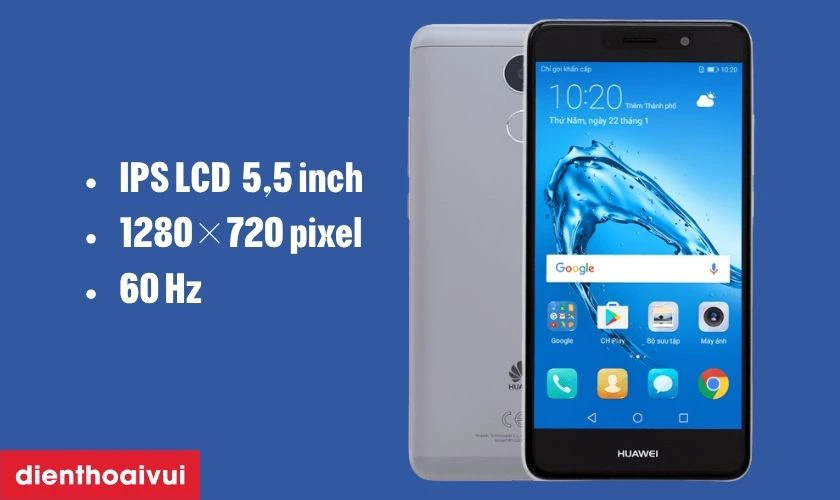Giới thiệu m&agrave;n h&igrave;nh Huawei Y7 Prime