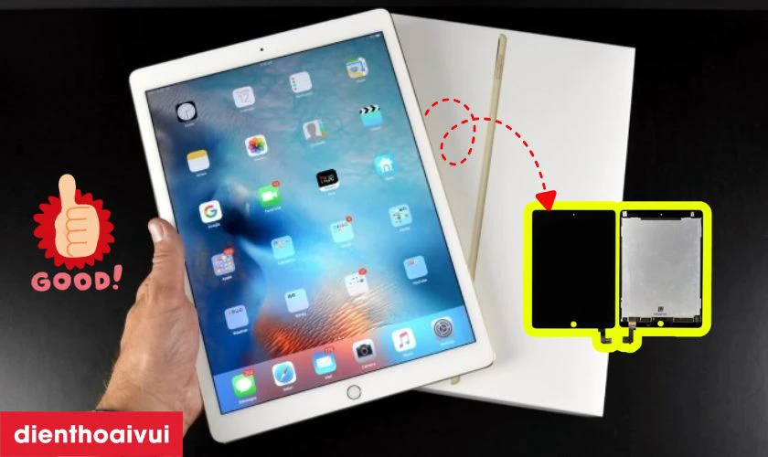 Màn hình GENA loại A+ thay cho iPad Air 2 có tốt không?