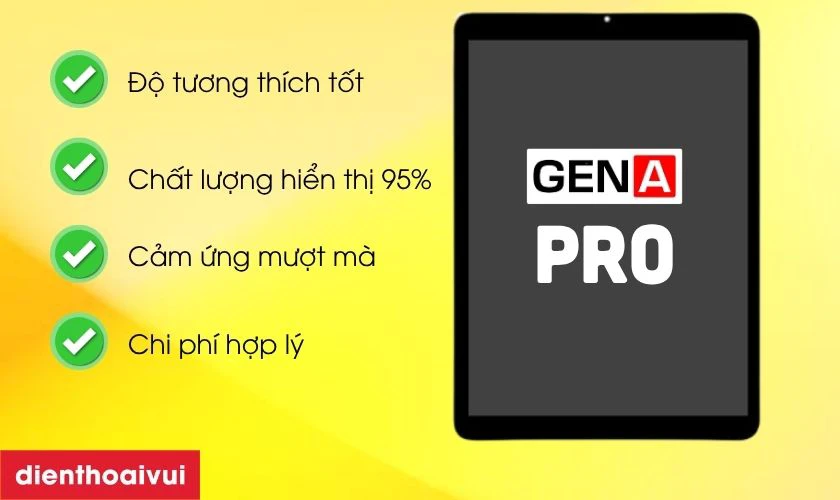 M&agrave;n h&igrave;nh GENA loại Pro thay cho iPad Air 6 M2 13 Inch 2024 c&oacute; tốt kh&ocirc;ng?