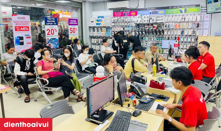 Dịch vụ thay m&agrave;n h&igrave;nh iPad Mini 1 ch&iacute;nh h&atilde;ng, lấy liền tại Điện Thoại Vui