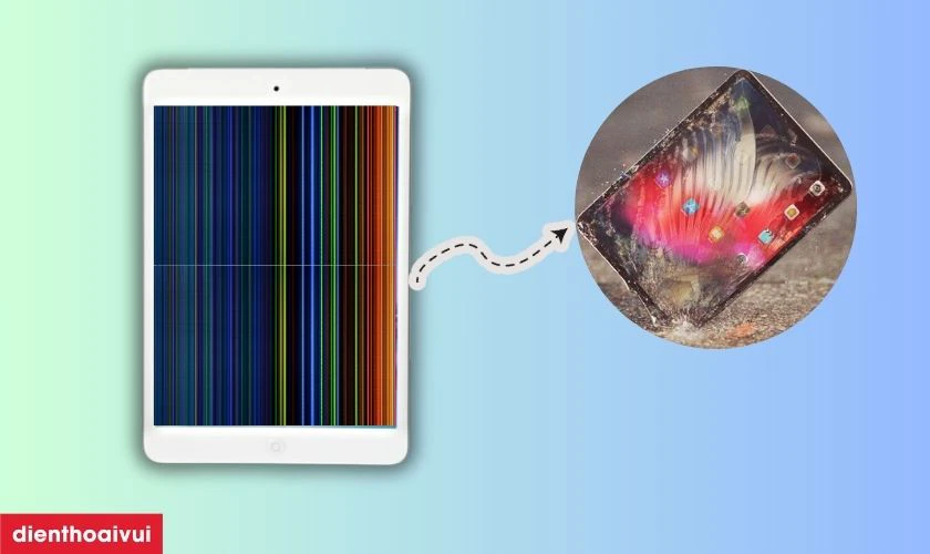 Nguyên nhân hư hỏng màn hình iPad Mini 2