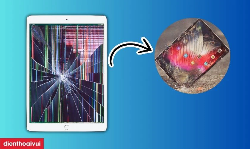 Nguyên nhân hư hỏng màn hình iPad Pro 10.5 2017
