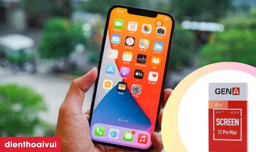 M&agrave;n h&igrave;nh GENA A+ thay cho iPhone 12 Pro Max c&oacute; tốt kh&ocirc;ng?