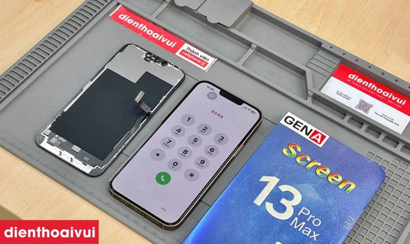 Thay m&agrave;n h&igrave;nh GENA cho iPhone 13 Pro tại Điện Thoại Vui
