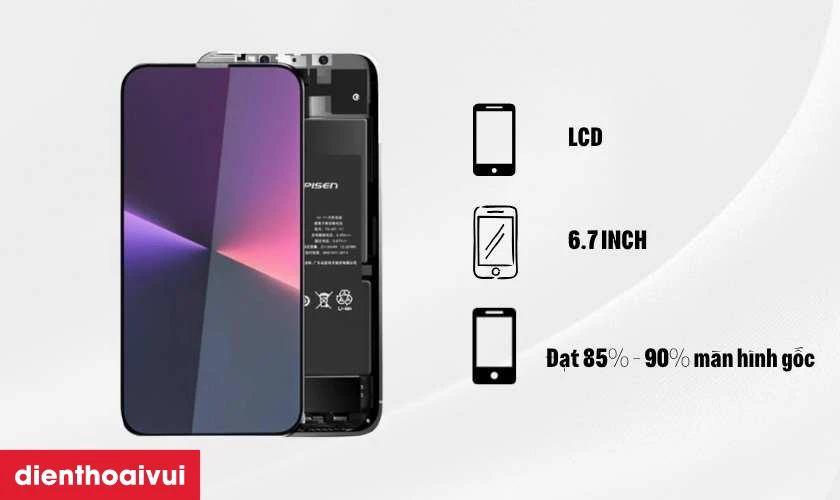 M&agrave;n h&igrave;nh iPhone 13 Pro Max Pisen loại A+ l&agrave; g&igrave;?
