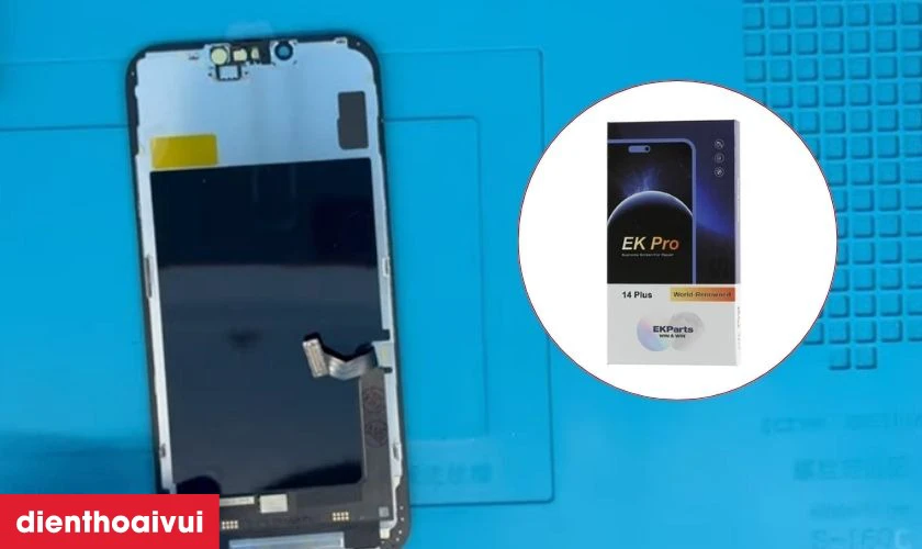 M&agrave;n h&igrave;nh ch&iacute;nh h&atilde;ng EK Pro được nhiều người chọn thay cho iPhone 14 Plus