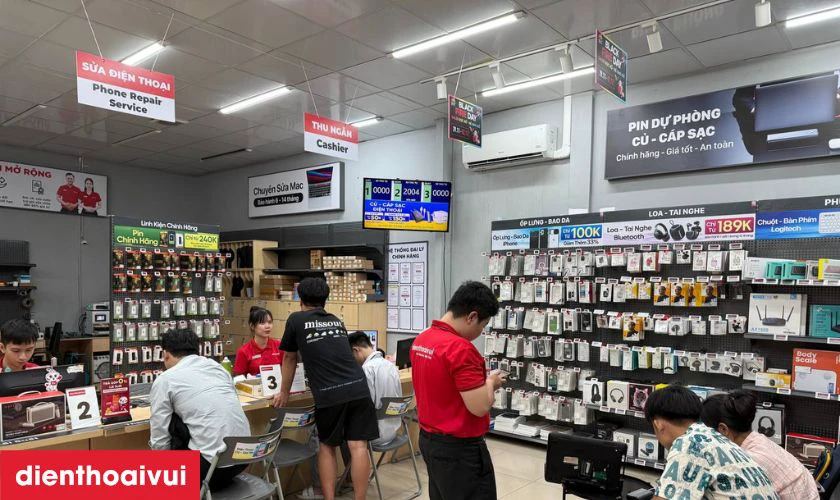 Địa chỉ thay m&agrave;n h&igrave;nh iPhone 14 Pro ch&iacute;nh h&atilde;ng GENA loại A+ tại Điện Thoại Vui