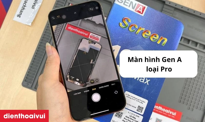 Thay m&agrave;n h&igrave;nh iPhone 15 Pro Max ch&iacute;nh h&atilde;ng GENA Pro