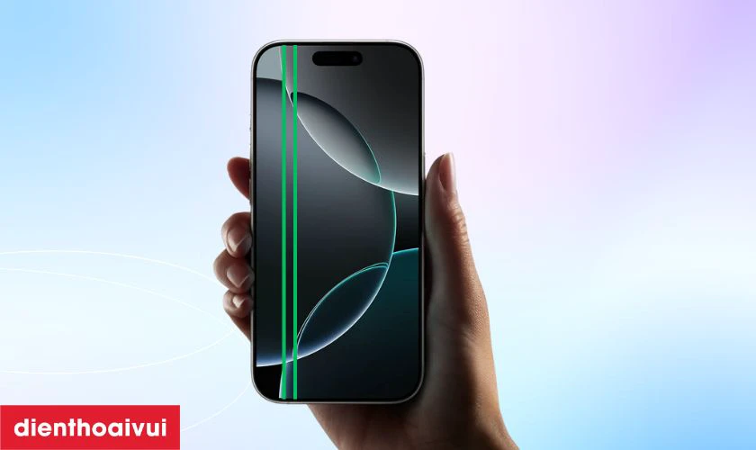 M&agrave;n h&igrave;nh iPhone 16 Pro Max bị sọc