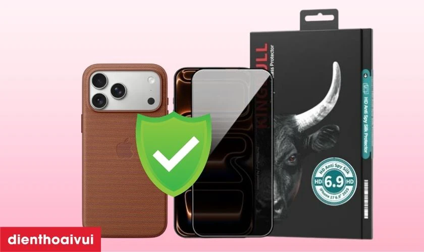 Sử dụng bao da, ốp lưng để bảo vệ m&agrave;n h&igrave;nh