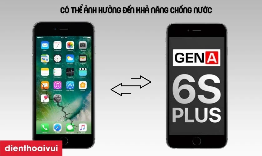 Thay màn hình iPhone 6s Plus có ảnh hưởng gì không?