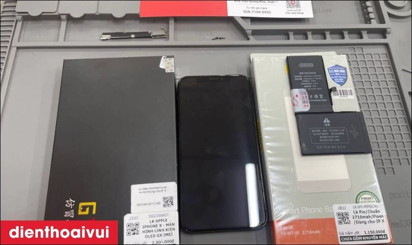 Thay m&agrave;n h&igrave;nh iPhone X ch&iacute;nh h&atilde;ng, lấy liền tại Điện Thoại Vui&nbsp;