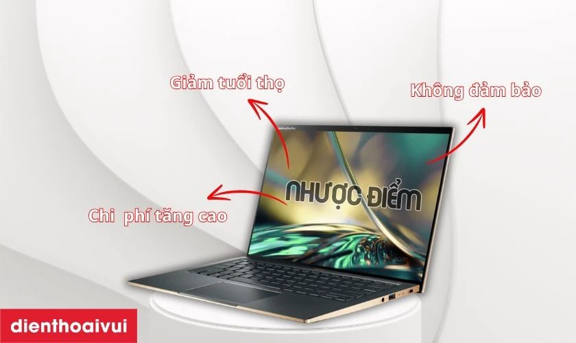 Nhược điểm sửa chữa m&agrave;n h&igrave;nh