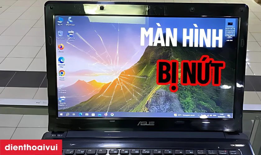 Dấu hiệu cần thay m&agrave;n h&igrave;nh laptop Asus A42