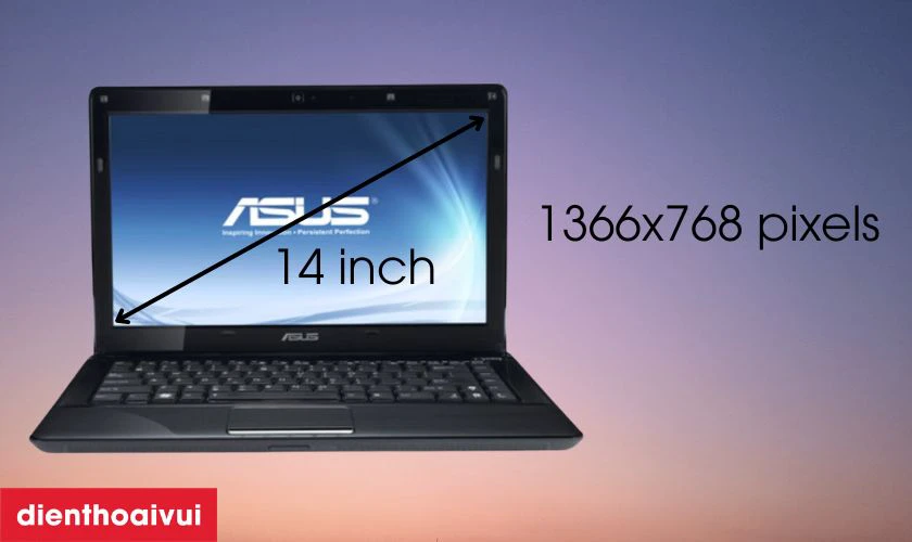Đặc điểm nổi bật của m&agrave;n h&igrave;nh laptop Asus A45VS