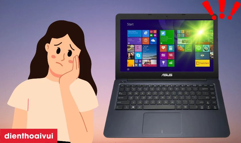 Dấu hiệu cần thay m&agrave;n h&igrave;nh laptop Asus A45VS