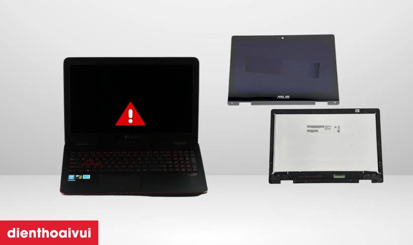 Dấu hiệu cần thay m&agrave;n h&igrave;nh laptop Asus G58J