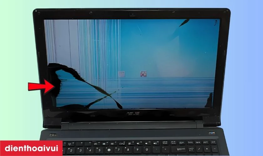 Dấu hiệu cần thay m&agrave;n h&igrave;nh laptop Asus K42IL