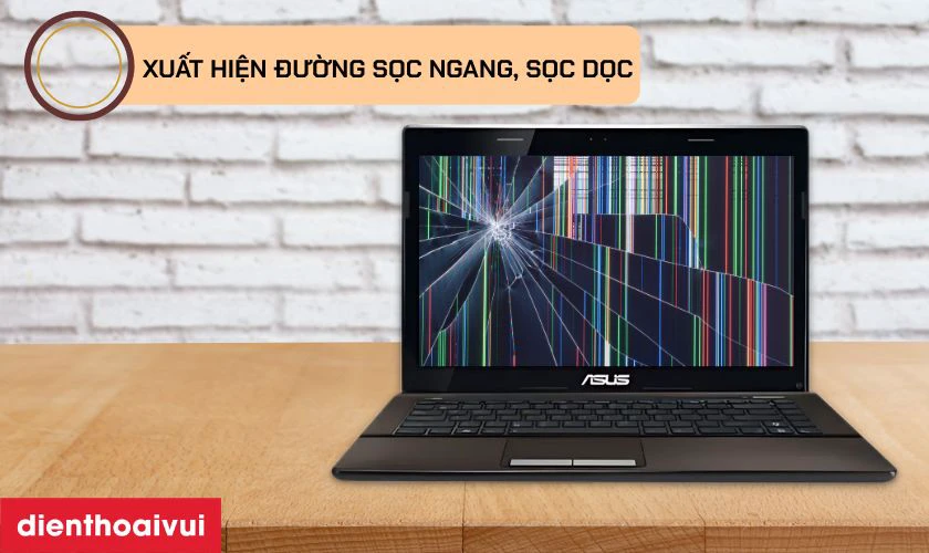 Dấu hiệu cần thay m&agrave;n h&igrave;nh laptop Asus K43