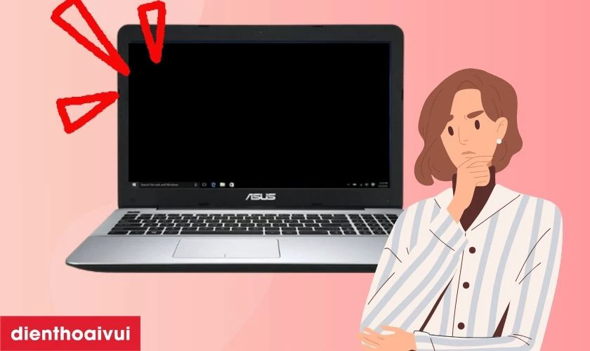 Dấu hiệu cần thay m&agrave;n h&igrave;nh laptop Asus K45A