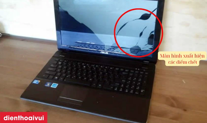 Dấu hiệu cần thay m&agrave;n h&igrave;nh laptop Asus TUF Gaming F15 FX506LHB