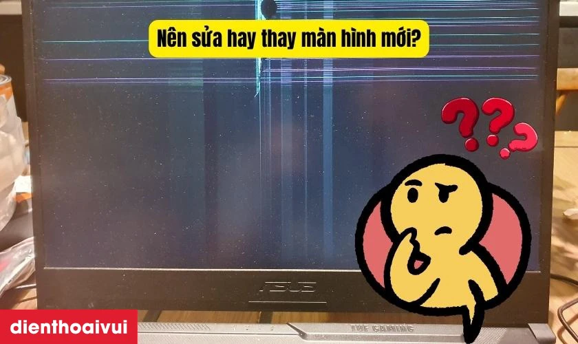 Thay m&agrave;n h&igrave;nh laptop Asus TUF Gaming FX505DV