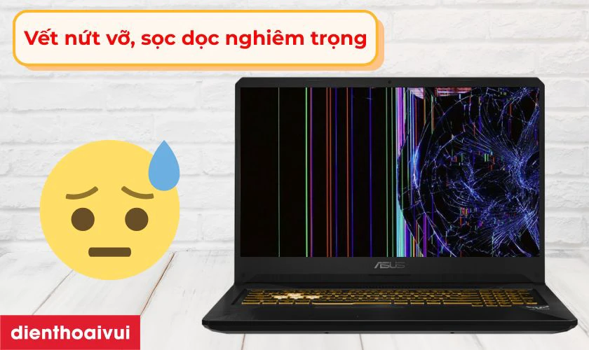 Dấu hiệu cần thay màn hình laptop Asus TUF Gaming FX705DY-RS51