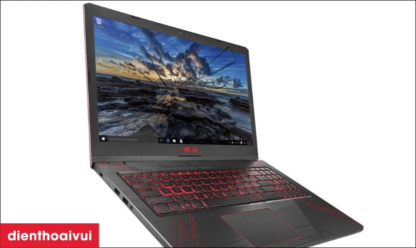 Dấu hiệu cần thay m&agrave;n h&igrave;nh laptop Asus TUF Gaming FX80