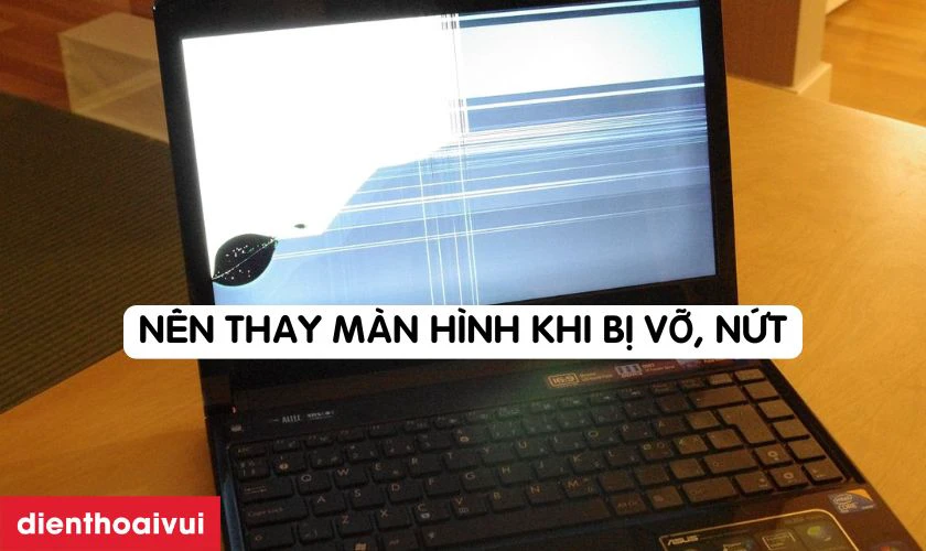 Dấu hiệu cần thay m&agrave;n h&igrave;nh laptop Asus UL30A