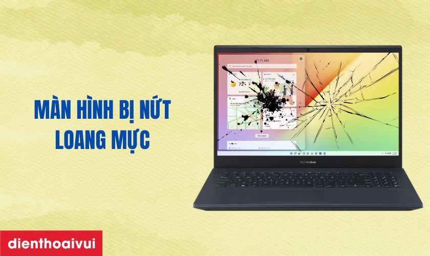 Dấu hiệu cần thay m&agrave;n h&igrave;nh laptop Asus Vivobook 15 X571