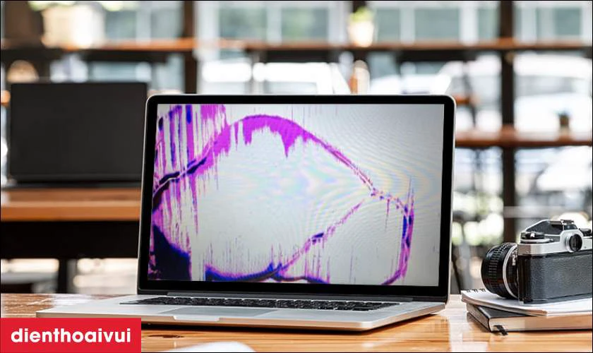 Dấu hiệu cần thay m&agrave;n h&igrave;nh laptop Asus Vivobook OLED A1505