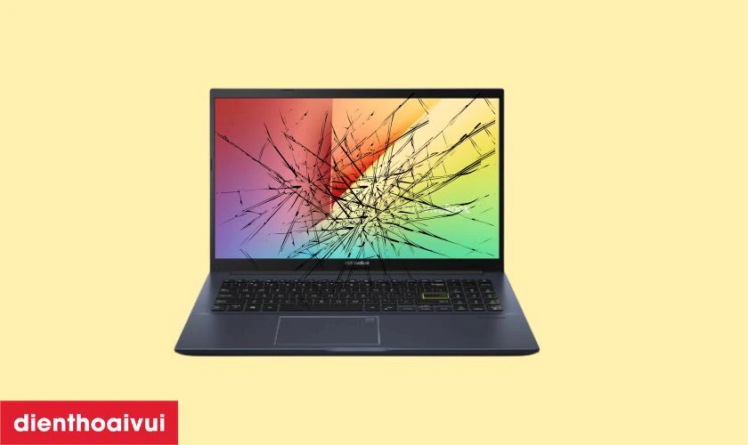 Dấu hiệu cần thay m&agrave;n h&igrave;nh laptop Asus Vivobook OLED M513U