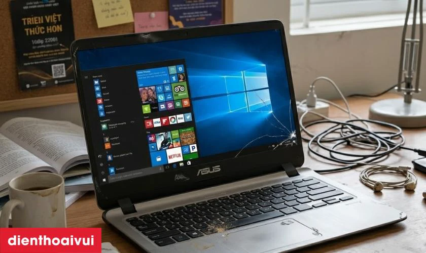 Nguy&ecirc;n nh&acirc;n cần thay m&agrave;n h&igrave;nh laptop Asus X407MA