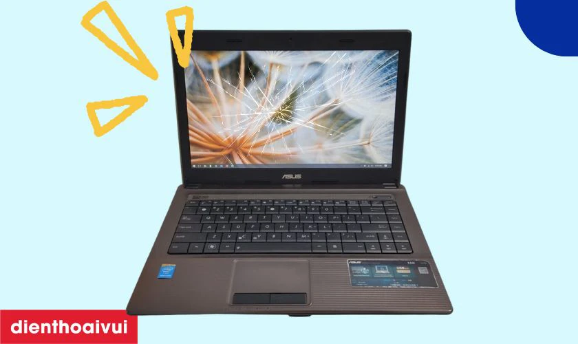 Dấu hiệu cần thay m&agrave;n h&igrave;nh laptop Asus X44H