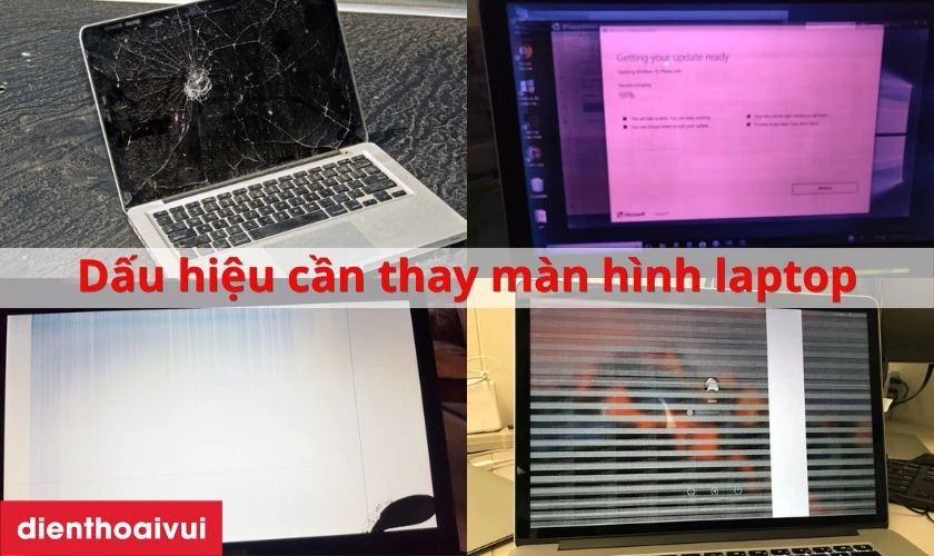 Dấu hiệu cần thay màn hình laptop Asus X555D
