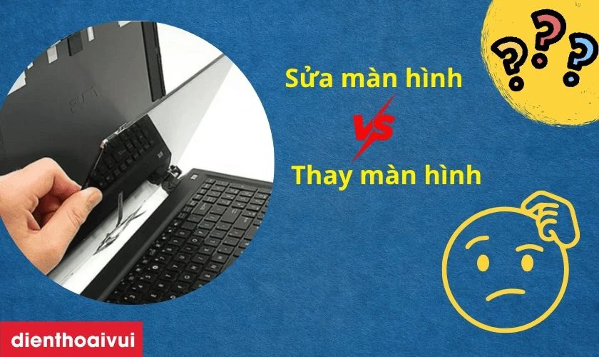 Laptop Asus X759UB bị hỏng màn hình, nên sửa hay thay mới?